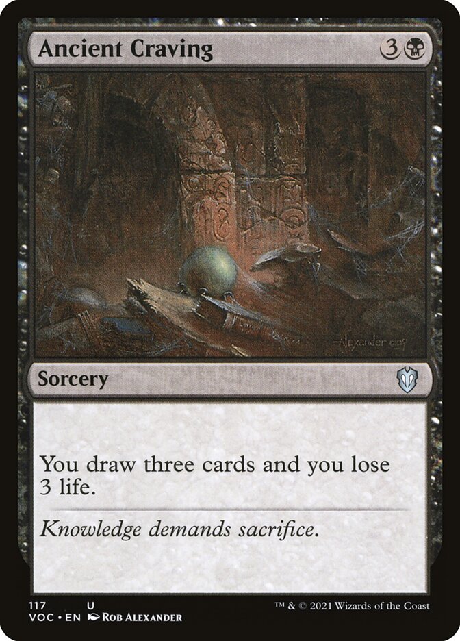 Ancient Craving (117) - Crimson Vow Commander (VOC)