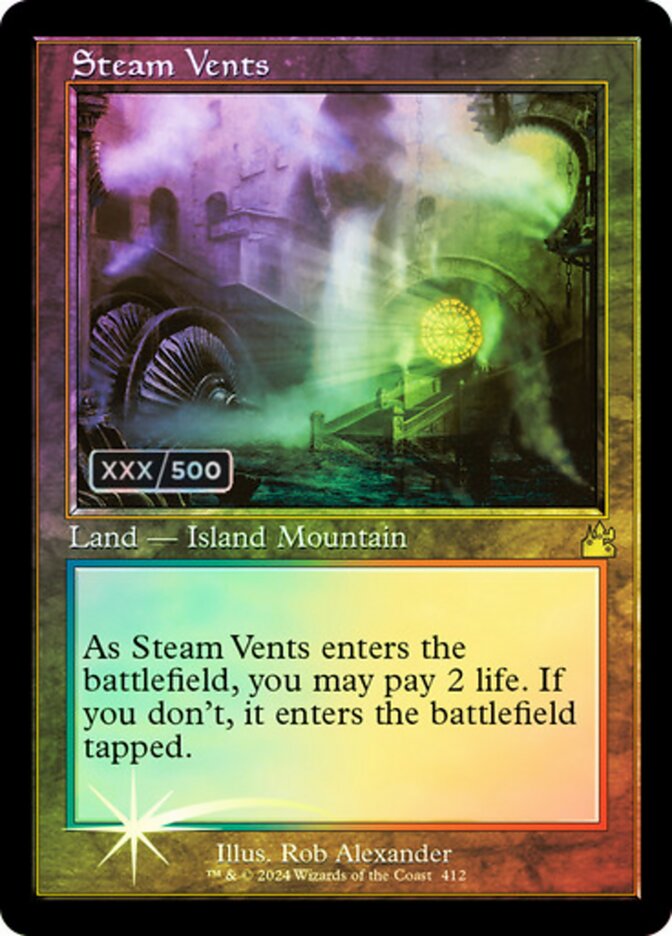 Steam Vents (412z) - Ravnica Remastered (RVR)
