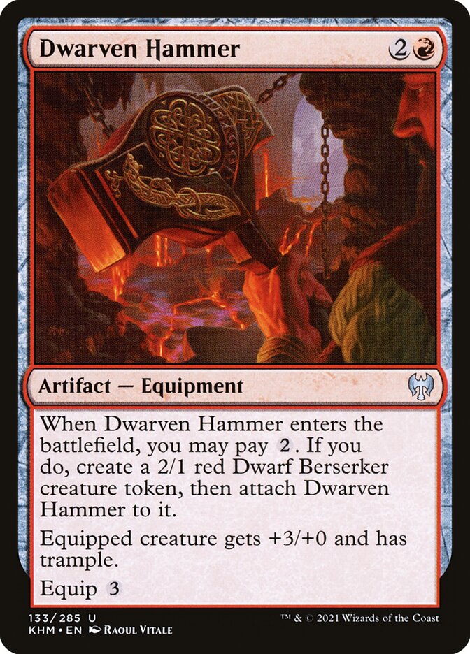 Dwarven Hammer (133) - Kaldheim (KHM)