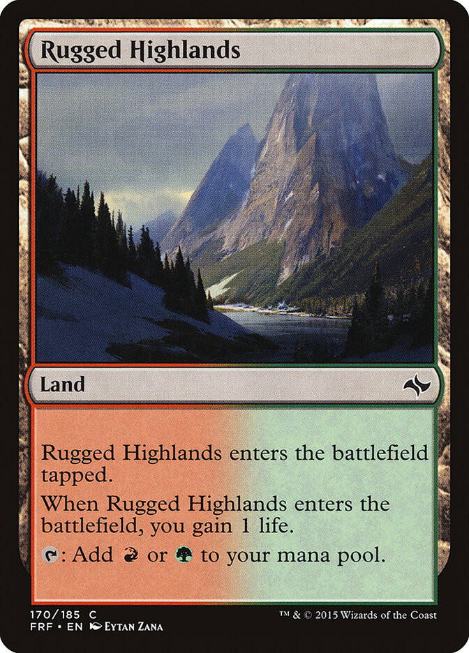 Rugged Highlands (170) - Fate Reforged (FRF)
