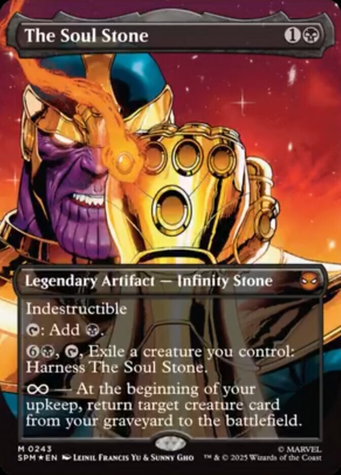The Soul Stone (243) - [Foil, Borderless] Marvel's Spider-Man (SPM)