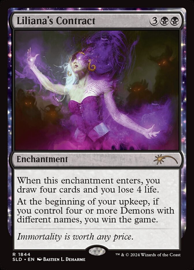 Liliana's Contract (1844) - Secret Lair Drop (SLD)