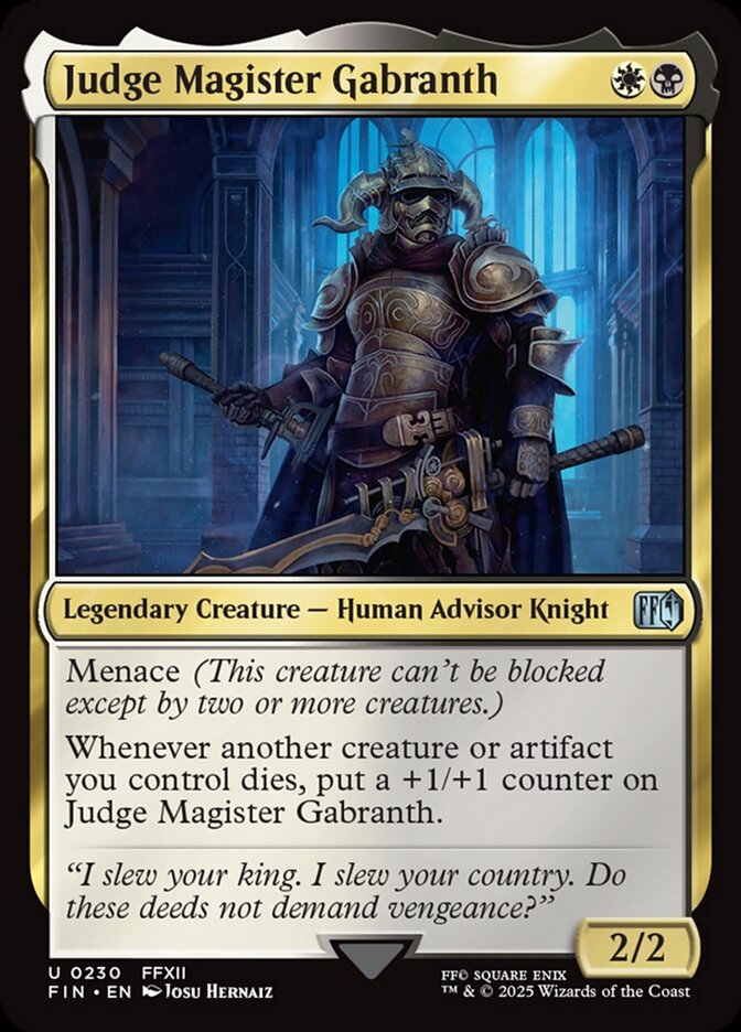 Judge Magister Gabranth (230) - [Foil] Final Fantasy (FIN)