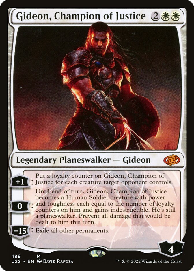 Gideon, Champion of Justice (189) - Jumpstart 2022 (J22)