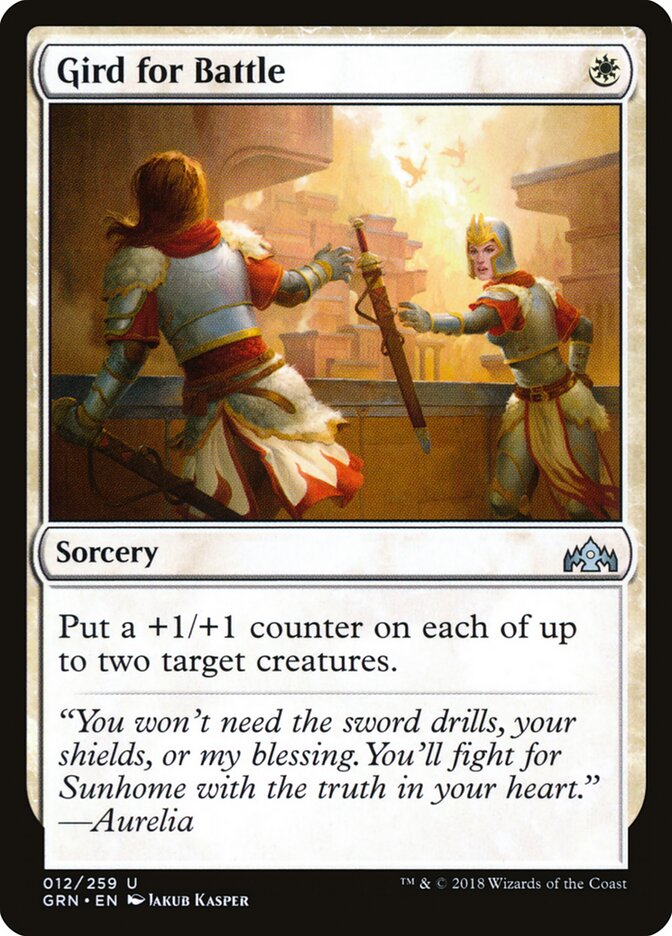 Gird for Battle (12) - Guilds of Ravnica (GRN)