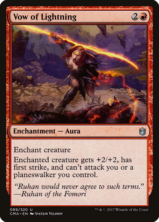 Vow of Lightning (89) - Commander Anthology (CMA)