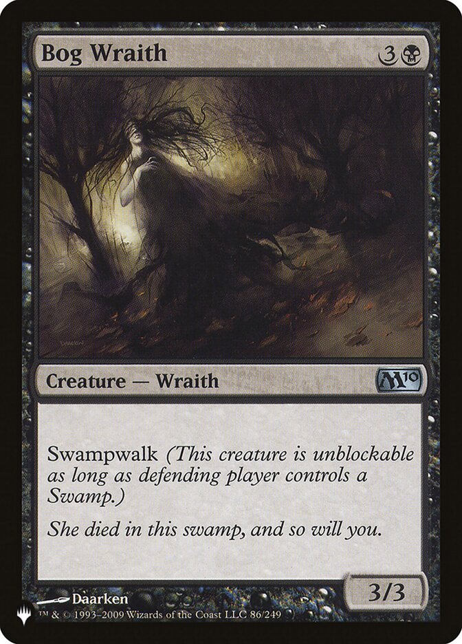 Bog Wraith (M10-86) - The List (PLST)