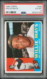 Willie Mays 1960 Topps #200 - [PSA Graded 6] - Front
