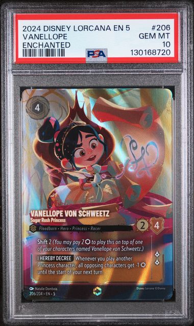 Vanellope von Schweetz - Sugar Rush Princess (Enchanted) - [Graded PSA 10] Shimmering Skies (5)