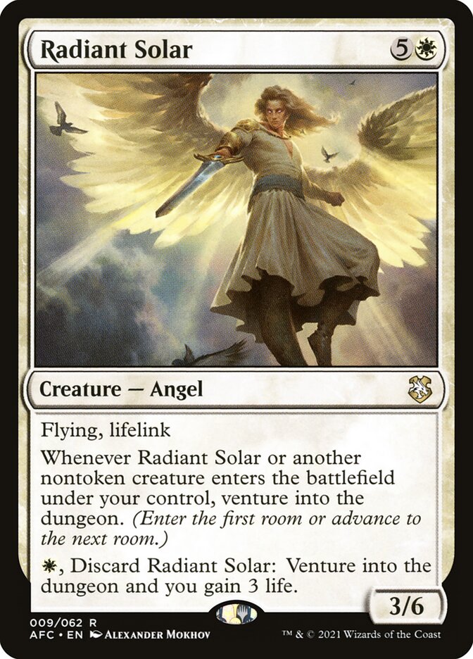 Radiant Solar (9) - Forgotten Realms Commander (AFC)