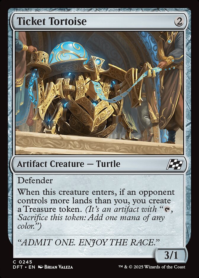 Ticket Tortoise - [Foil] Aetherdrift (DFT)