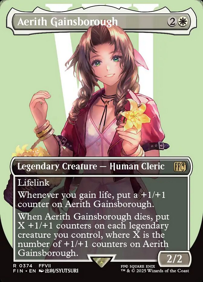 Aerith Gainsborough (374) - [Borderless] Final Fantasy (FIN)