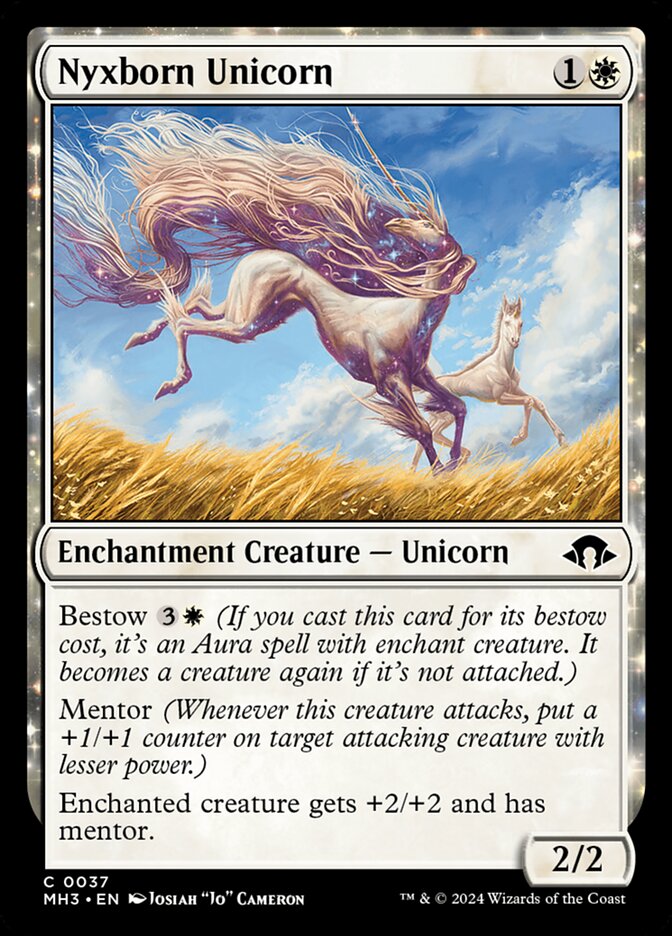 Nyxborn Unicorn (37) - Modern Horizons 3 (MH3)