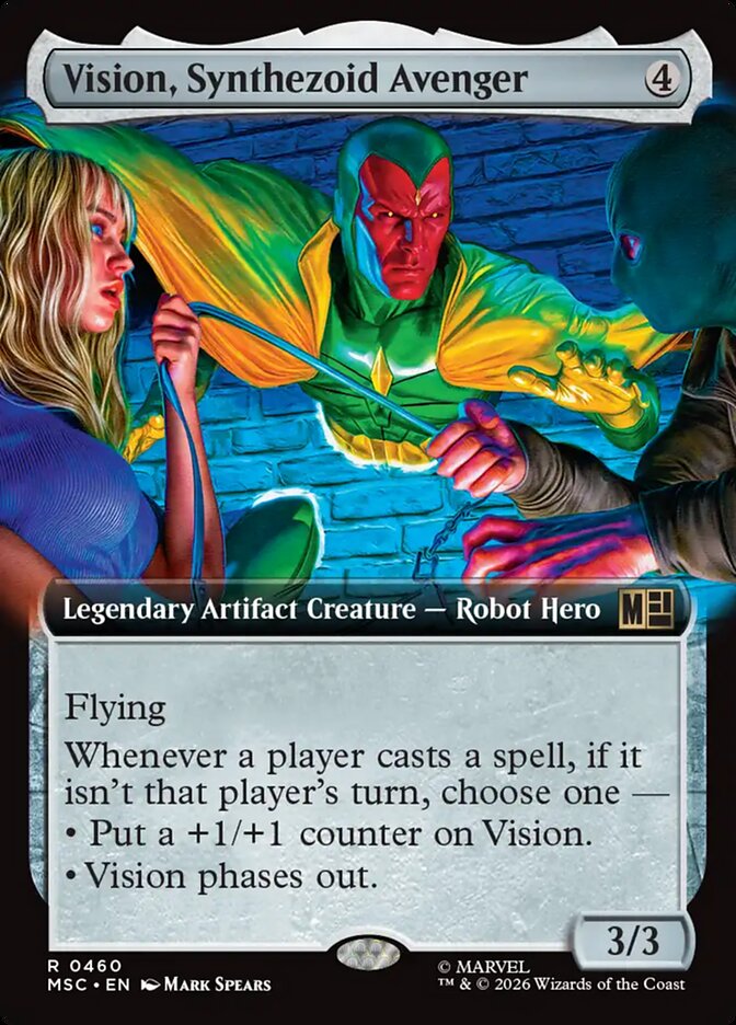 Vision, Synthezoid Avenger (460) - Marvel Super Heroes Commander (MSC)