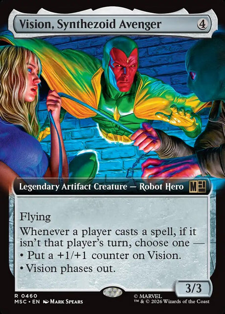 Vision, Synthezoid Avenger (460) - Marvel Super Heroes Commander (MSC)