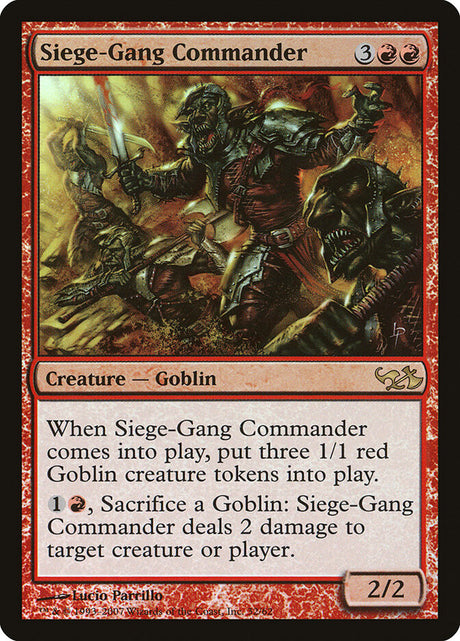 Siege-Gang Commander (32) - Duel Decks: Elves vs. Goblins (DD1)