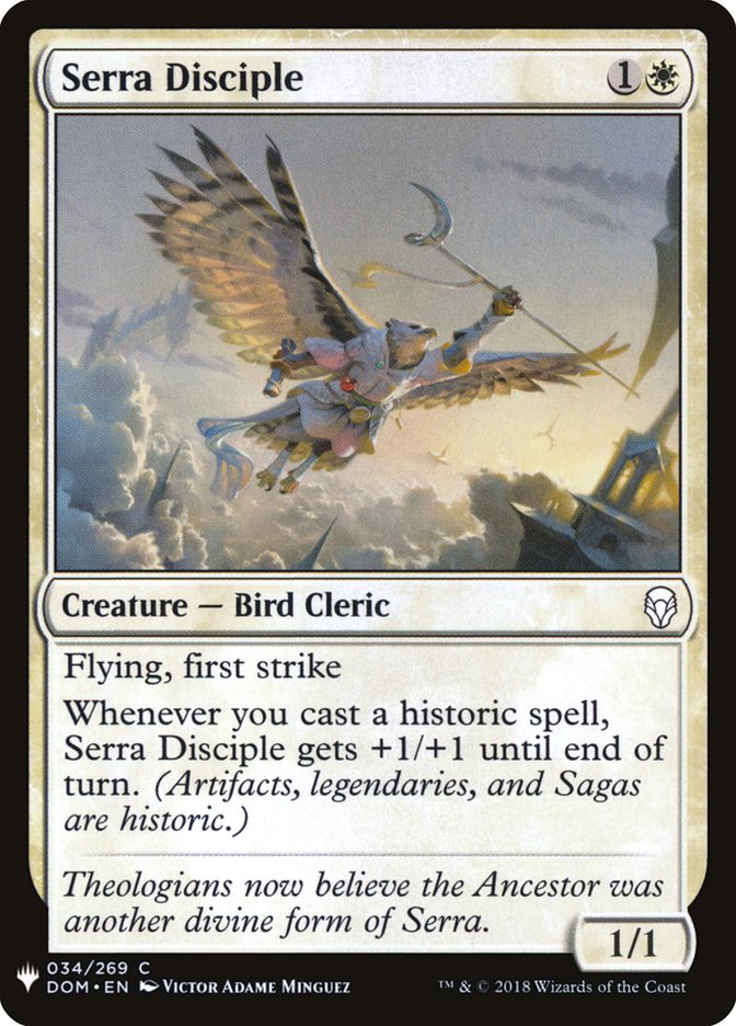 Serra Disciple - The List (PLST)