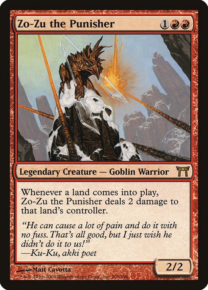 Zo-Zu the Punisher (200) - Champions of Kamigawa (CHK)