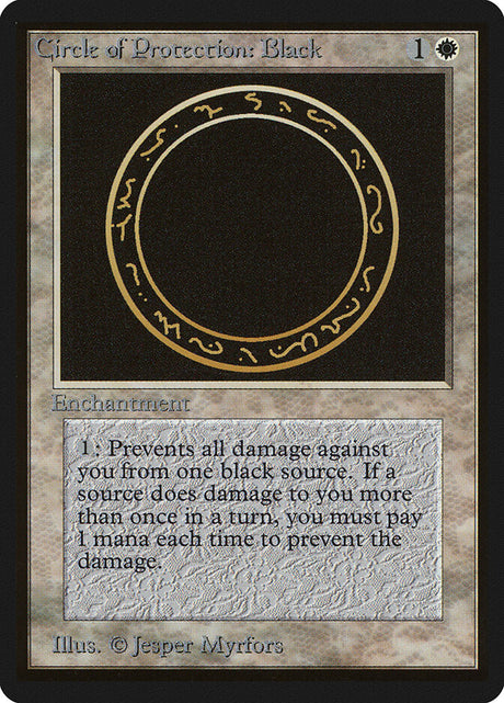 Circle of Protection: Black (10) - Limited Edition Beta (LEB)
