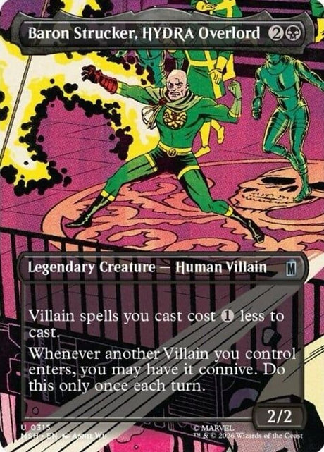 Baron Strucker, HYDRA Overlord (315) - Marvel Super Heroes (MSH)