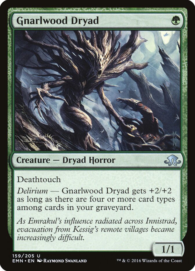 Gnarlwood Dryad (159) - Eldritch Moon (EMN)