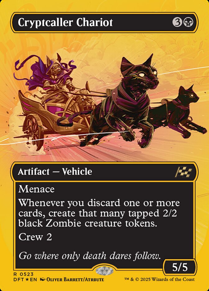 Cryptcaller Chariot - [First Place Foil, Borderless] Aetherdrift (DFT)