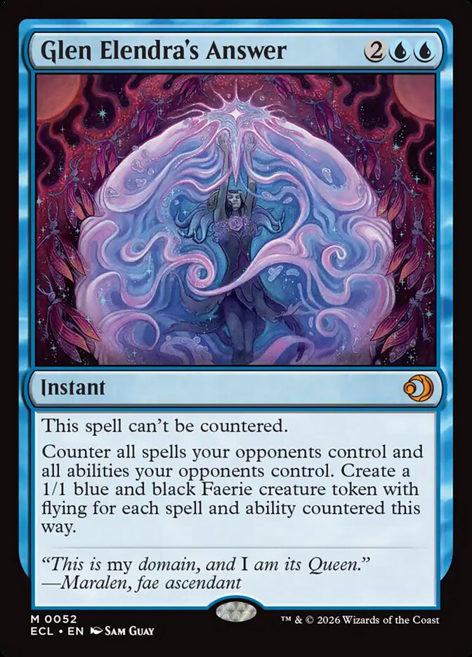 Glen Elendra's Answer (52) - Lorwyn Eclipsed (ECL)