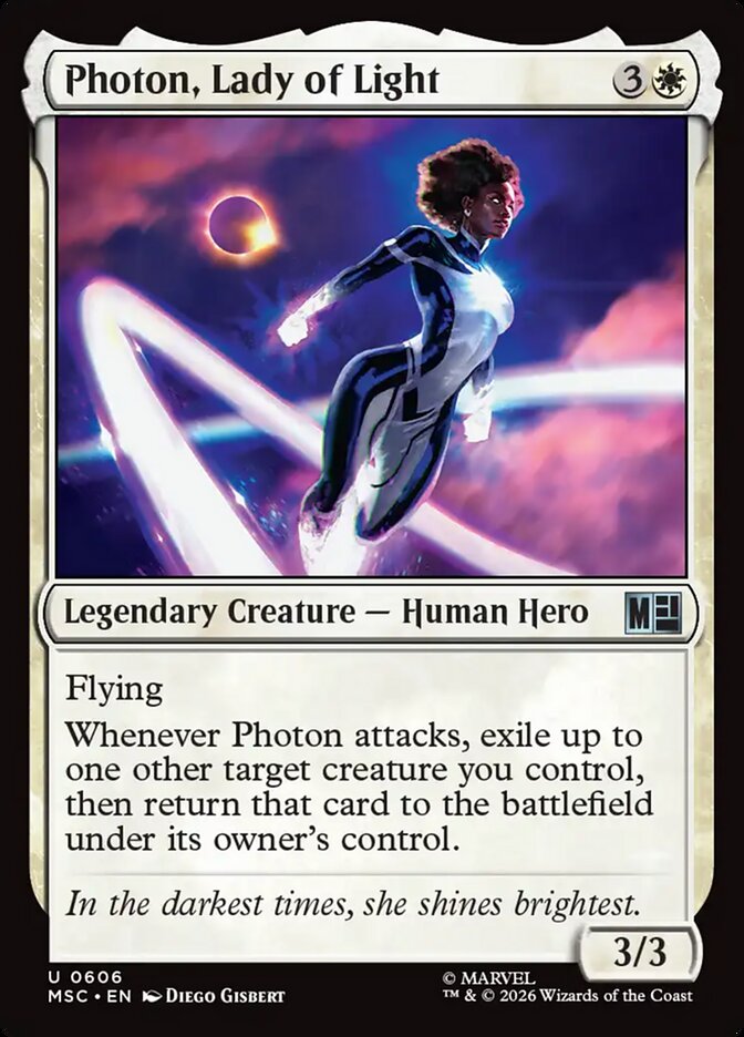 Photon, Lady of Light (606) - Marvel Super Heroes Commander (MSC)