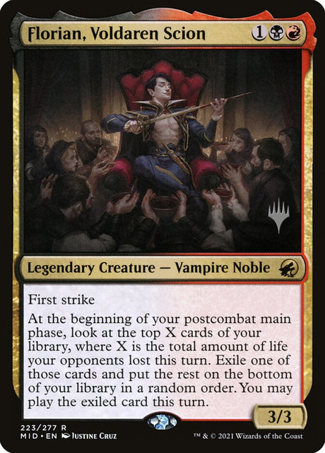 Florian, Voldaren Scion (223p) - Innistrad: Midnight Hunt Promos (PMID)