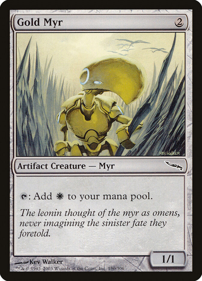 Gold Myr (180) - Mirrodin (MRD)