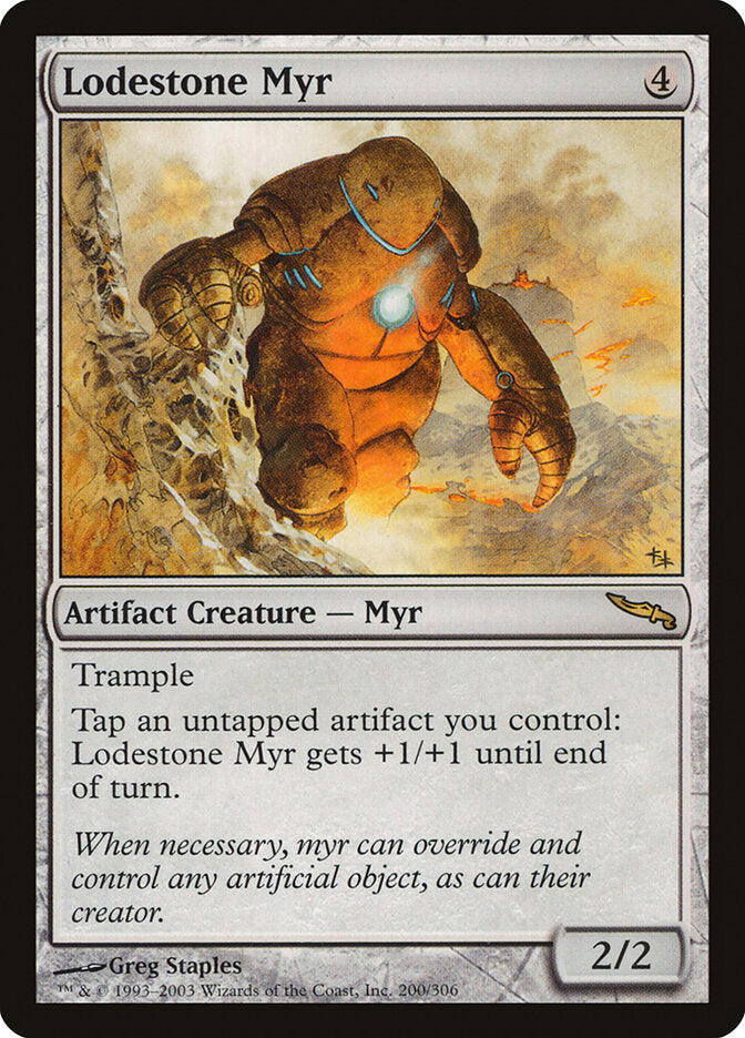 Lodestone Myr (200) - Mirrodin (MRD)
