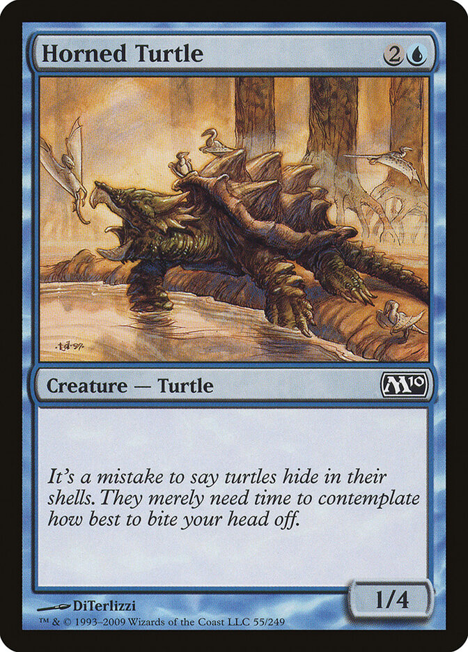 Horned Turtle (55) - Magic 2010 (M10)