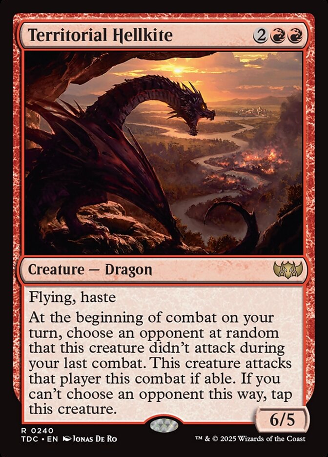 Territorial Hellkite (240) - Tarkir: Dragonstorm Commander (TDC)