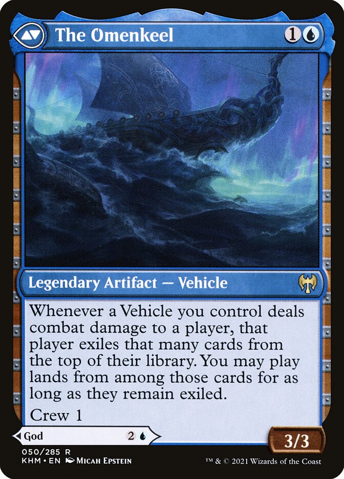 Cosima, God of the Voyage // The Omenkeel (50) - Kaldheim (KHM)