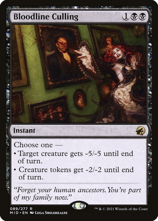 Bloodline Culling (89) - Innistrad: Midnight Hunt (MID)