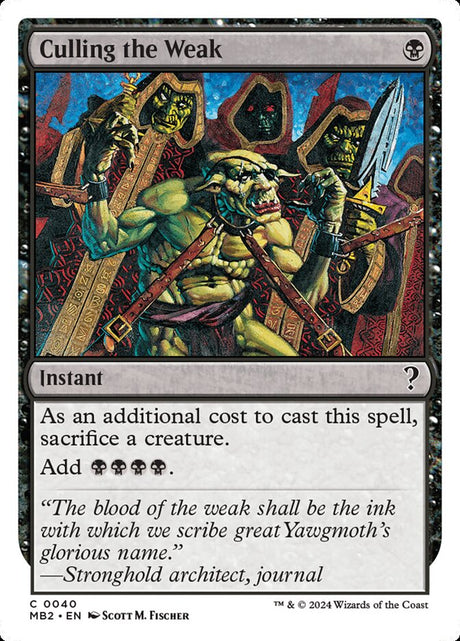 Culling the Weak (40) - Mystery Booster 2 (MB2)