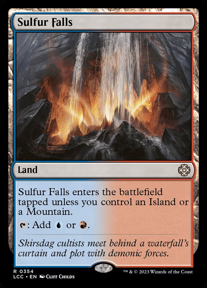 Sulfur Falls (354) - The Lost Caverns of Ixalan Commander (LCC)
