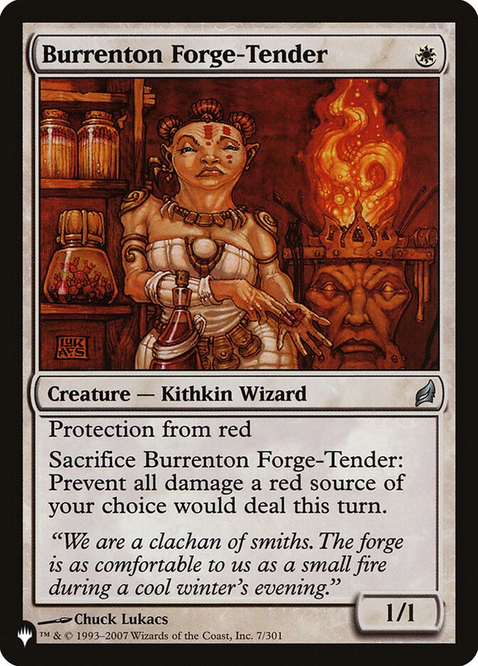 Burrenton Forge-Tender (LRW-7) - The List (PLST)