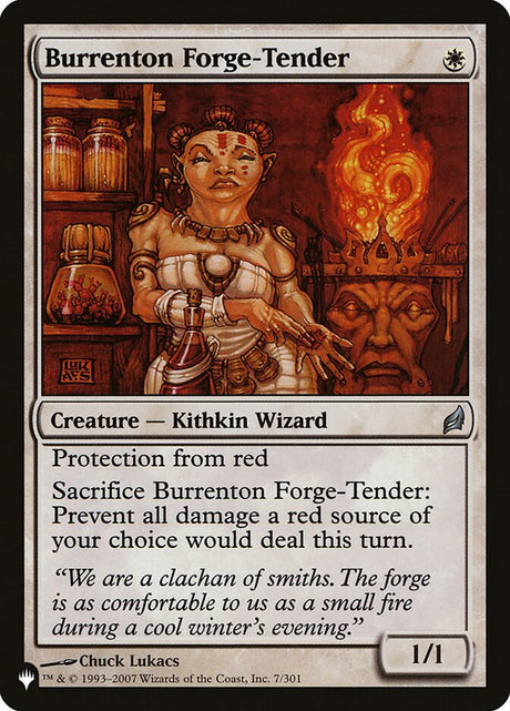 Burrenton Forge-Tender (LRW-7) - The List (PLST)
