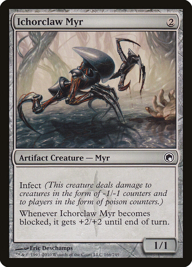 Ichorclaw Myr (166) - Scars of Mirrodin (SOM)