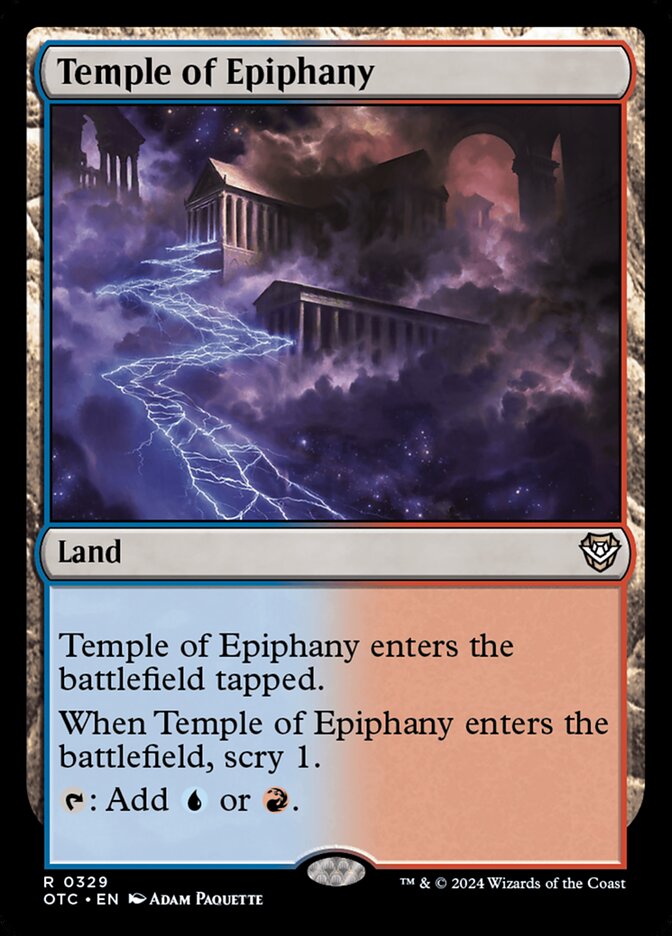 Temple of Epiphany (329) - Outlaws of Thunder Junction Commander (OTC)