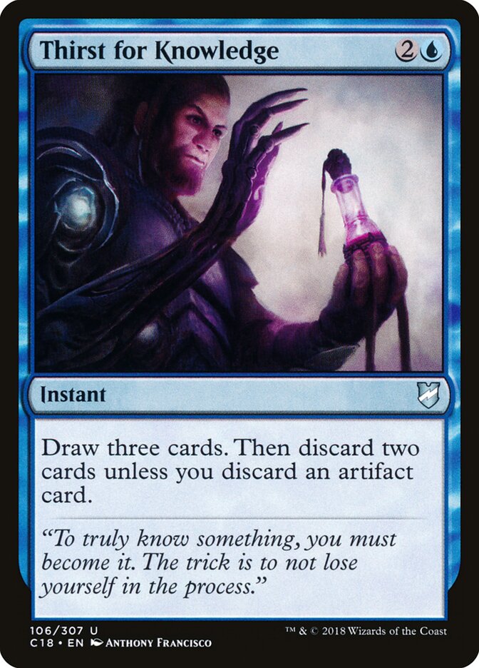 Thirst for Knowledge (106) - Commander 2018 (C18)
