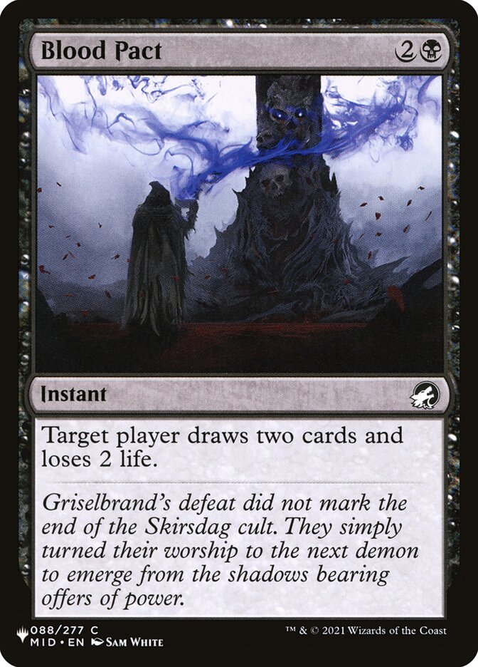 Blood Pact (MID-88) - The List (PLST)