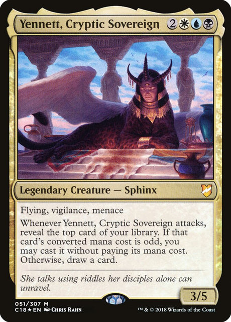Yennett, Cryptic Sovereign (51) - Commander 2018 (C18)