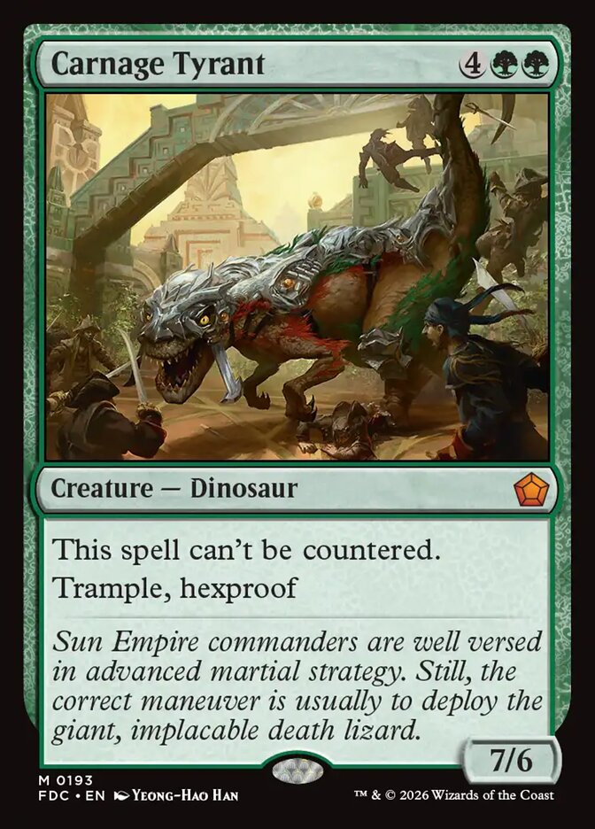 Carnage Tyrant (193) - Foundations Commander (FDC)