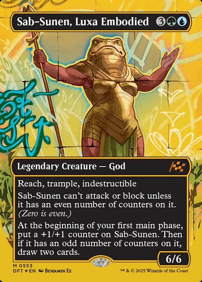 Sab-Sunen, Luxa Embodied - [First Place Foil, Borderless] Aetherdrift (DFT)