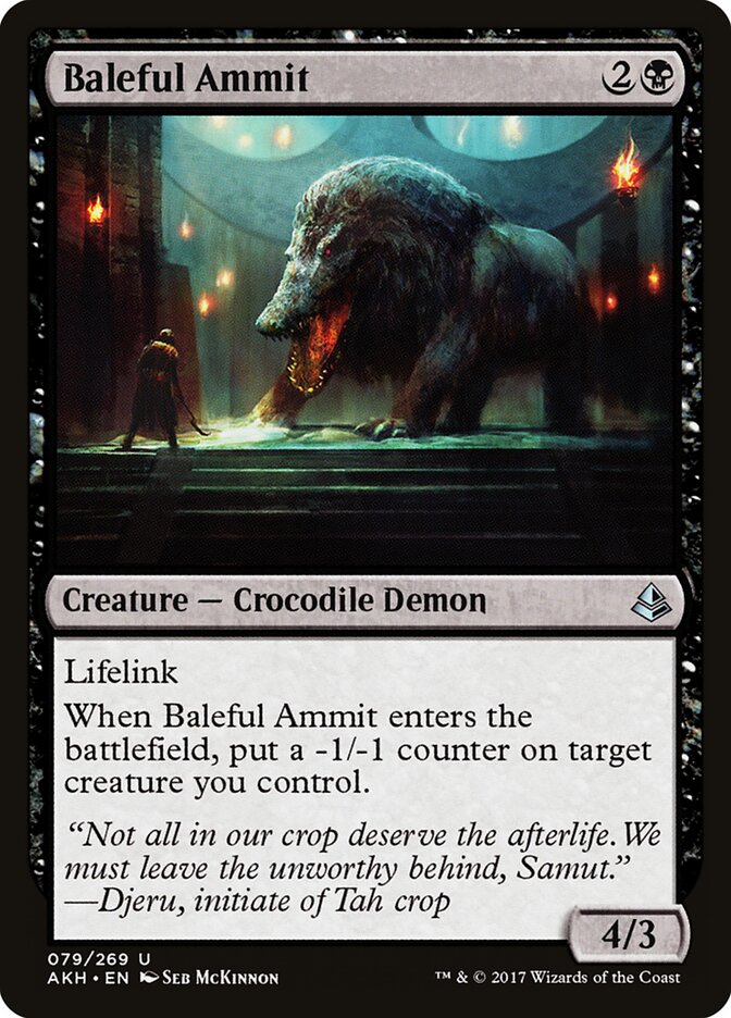 Baleful Ammit (79) - Amonkhet (AKH)