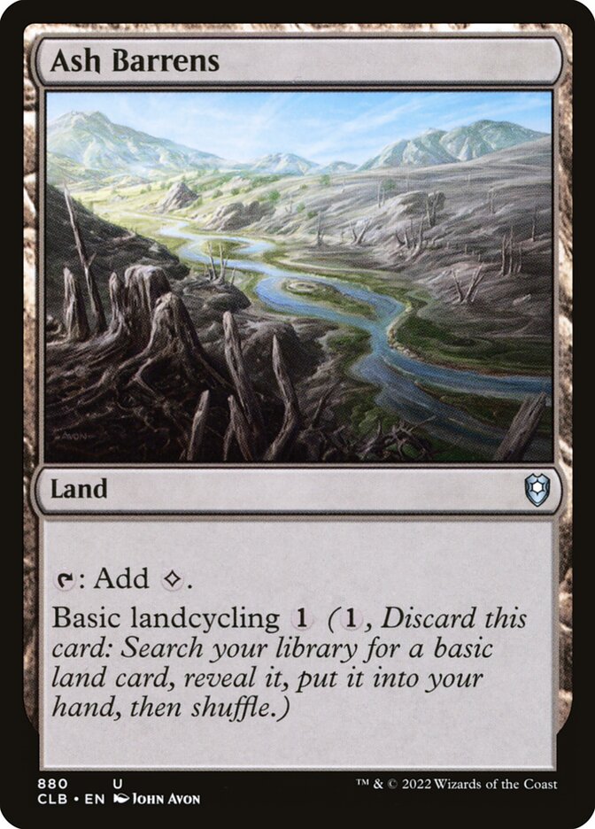 Ash Barrens (880) - Commander Legends: Battle for Baldur's Gate (CLB)