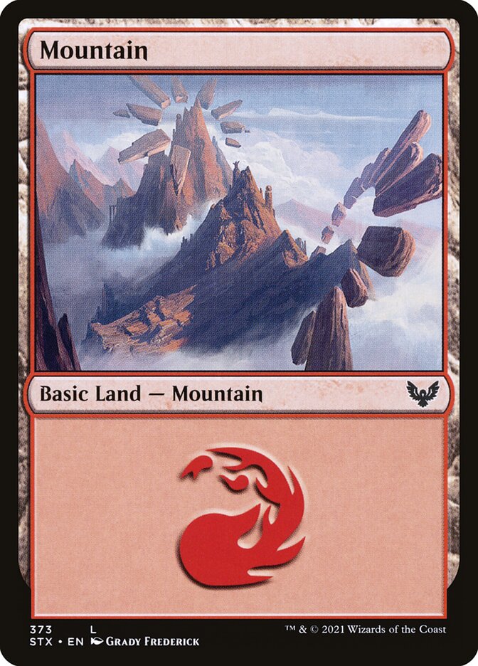 Mountain (373) - Strixhaven: School of Mages (STX)