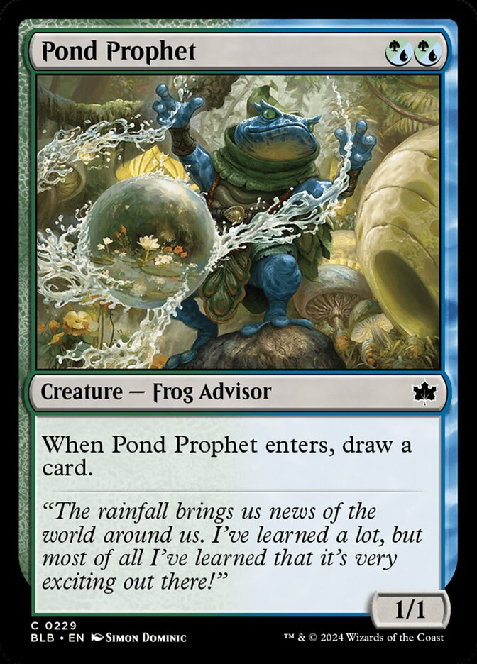 Pond Prophet - [Foil] Bloomburrow (BLB)